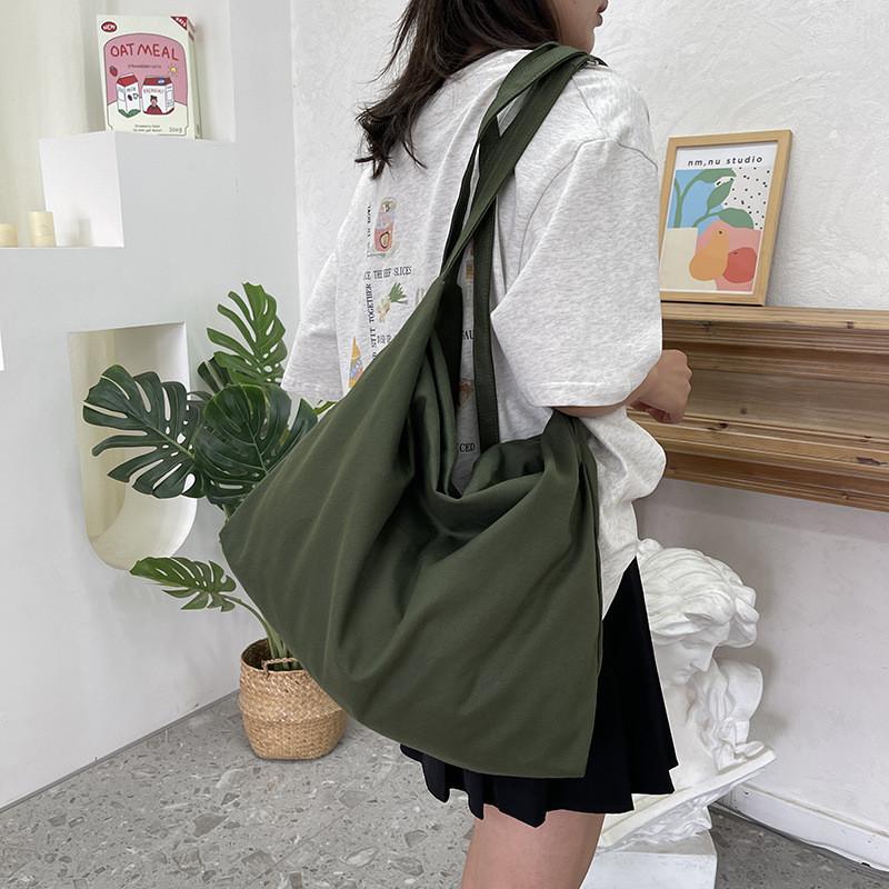 【新品】タグ付き HARDY ショルダーバッグ キャンバス カーキ ショルダーバッグ レディース キャンバス 多色 オシャレ 大容量 肩掛け