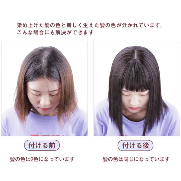 ウィッグ レディース ショート 自然 ヘアピース 薄毛 白髪隠し かつら 頭頂部 ストレート おしゃれ 美髪 普段使い 女性用 25cm 35cm |  | 03