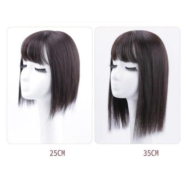 ウィッグ レディース ショート 自然 ヘアピース 薄毛 白髪隠し かつら 頭頂部 ストレート おしゃれ 美髪 普段使い 女性用 25cm 35cm |  | 07