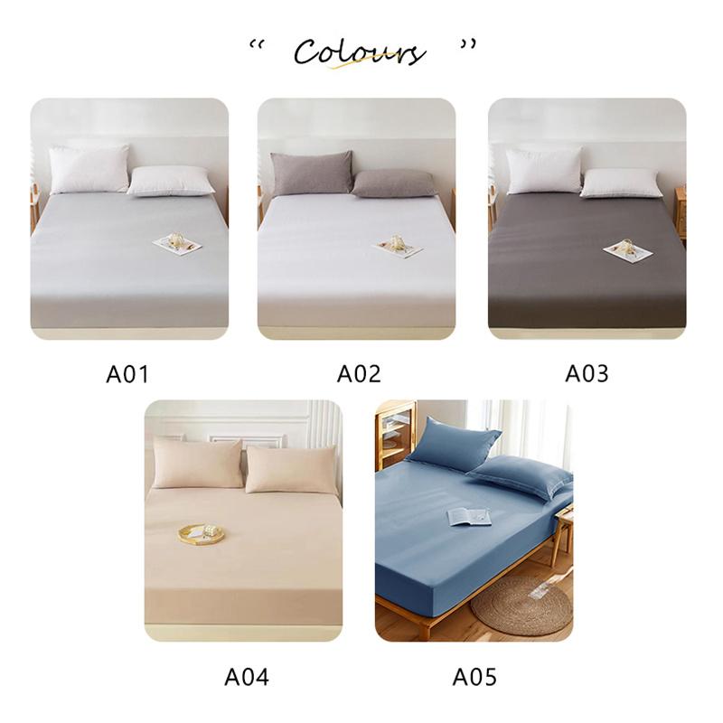 ボックスシーツ シングル セミダブル シーツ パッドシーツ 速乾 快適 丸洗い マットレスカバー 無地 柔らかい 通気性 寝具 取り付け簡単 |  | 06