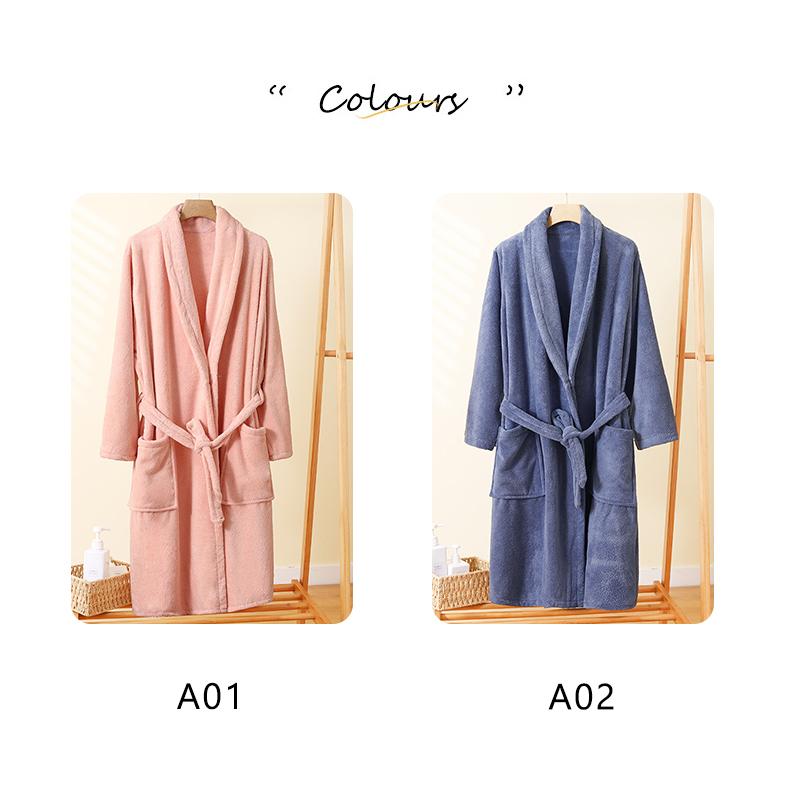 バスローブ レディース メンズ マイクロファイバー ガウン ルームウェア 部屋着 お風呂上り ラップタオル 速乾 超吸水 着るタオル ふわふわ 暖かい |  | 02