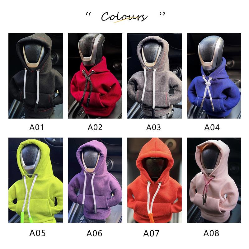 シフトノブカバー シフトカバー ギアシフトノブ パーカー 変速機 自動 手動 ダストカバー 保護カバー 車内 装飾 汚れ防止 可愛い |  | 09