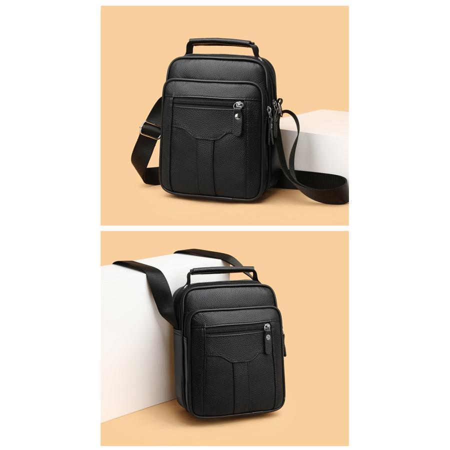 ショルダーバッグ メンズ 本革 小さめ ボディバッグ ミニ 軽量 手提げ