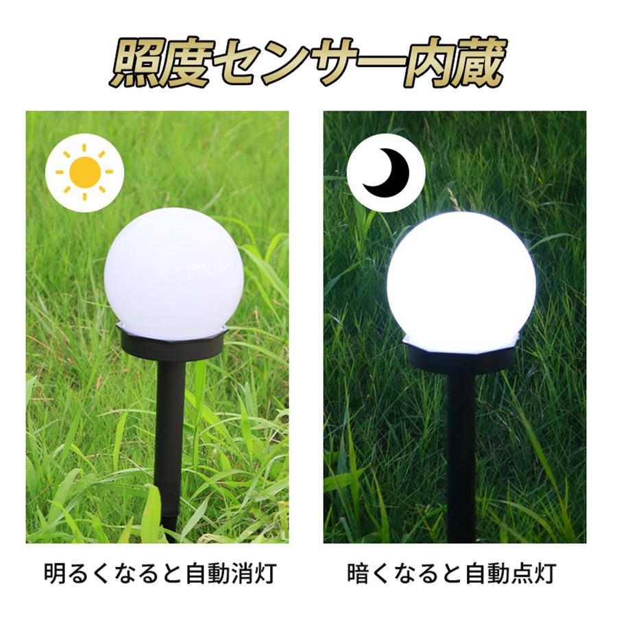 ソーラーライト ガーデン 8個セット 埋め込み センサー 屋外 防水 広角 明るい LED 自動点灯 自動消灯 庭 節電 駐車場 防犯 玄関 夜間 爆買 |  | 05