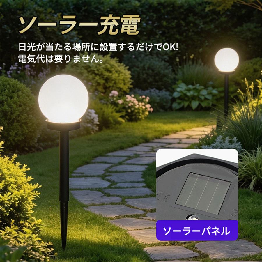 ソーラーライト ガーデン 8個セット 埋め込み センサー 屋外 防水 広角 明るい LED 自動点灯 自動消灯 庭 節電 駐車場 防犯 玄関 夜間 爆買 |  | 06