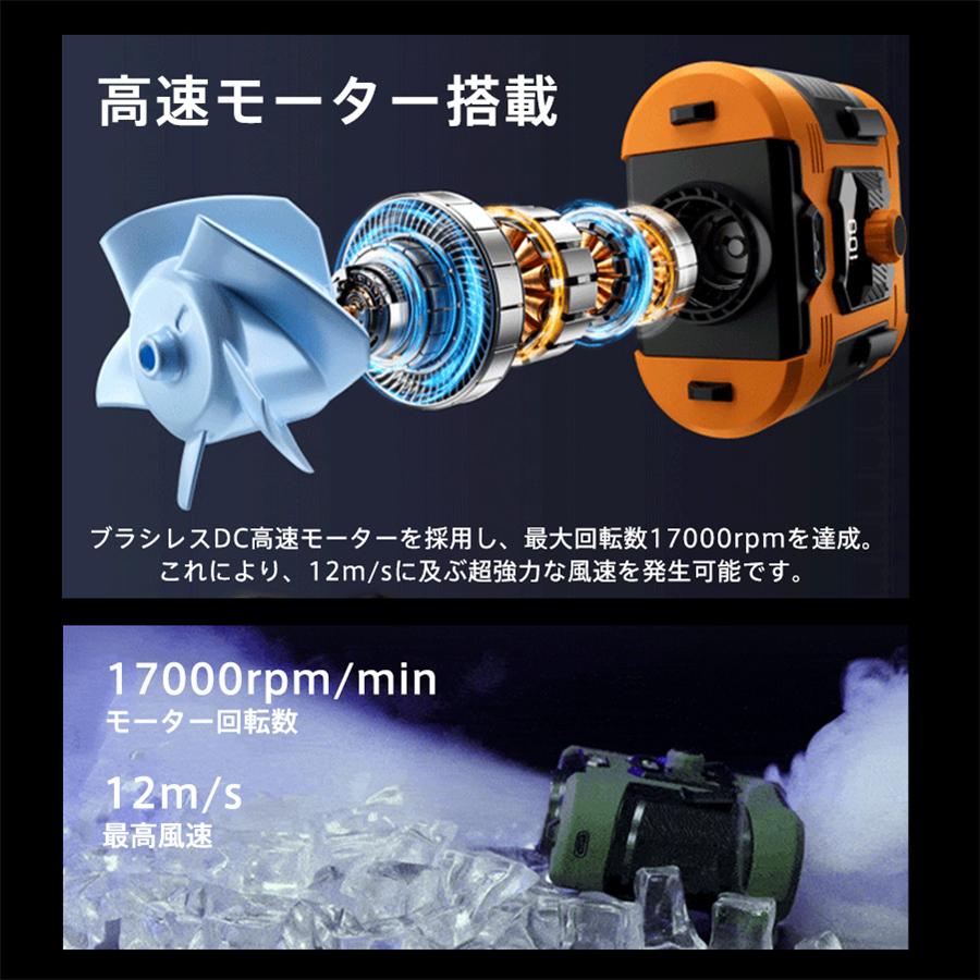扇風機 腰掛け扇風機 卓上 100段階風量調節 首掛け LEDライト 小型 8000mAh 携帯便利 大風量 静音 USB充電 Max30時間連続使用 爆買 |  | 07
