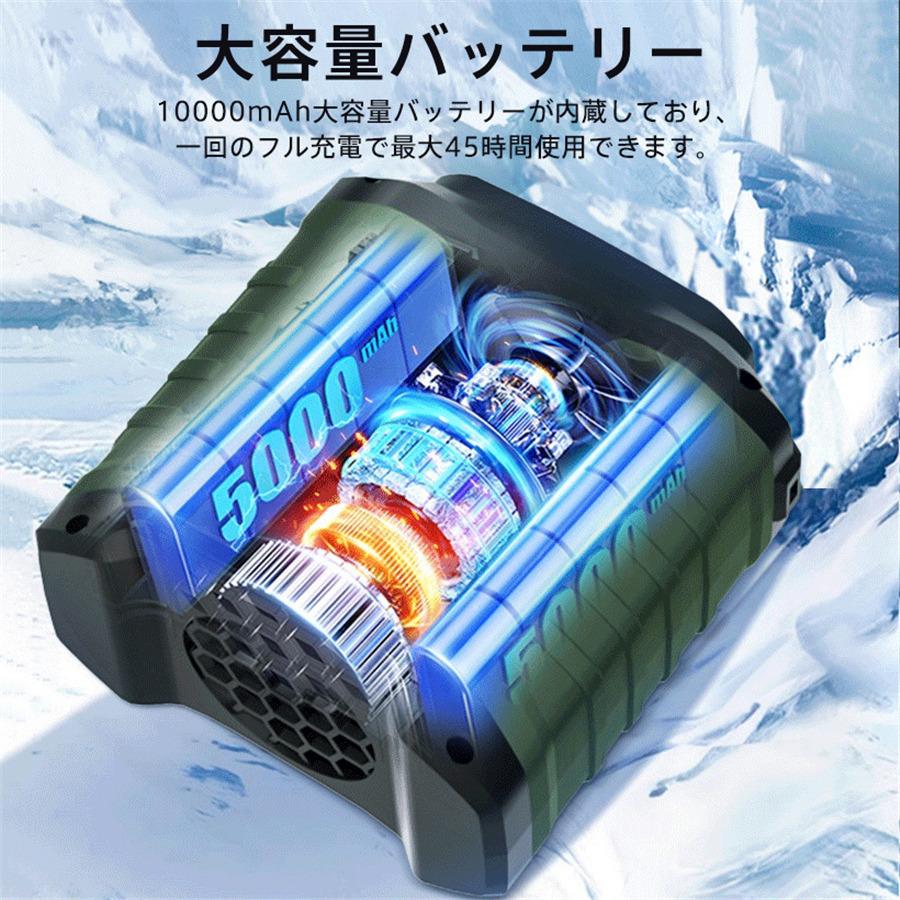 扇風機 腰掛け扇風機 卓上 10000mAh 5段階風量調節 首掛け Max45時間連続使用 携帯便利 大風量 静音 USB充電 ハンディファン 爆買 【期間限定＆2点10％OFF】 |  | 06