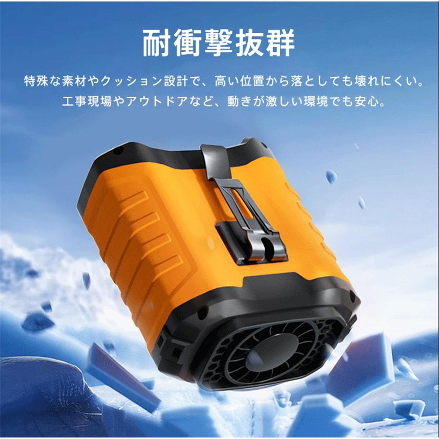 扇風機 腰掛け扇風機 卓上 10000mAh 5段階風量調節 首掛け Max45時間連続使用 携帯便利 大風量 静音 USB充電 ハンディファン 爆買 【期間限定＆2点10％OFF】 |  | 08