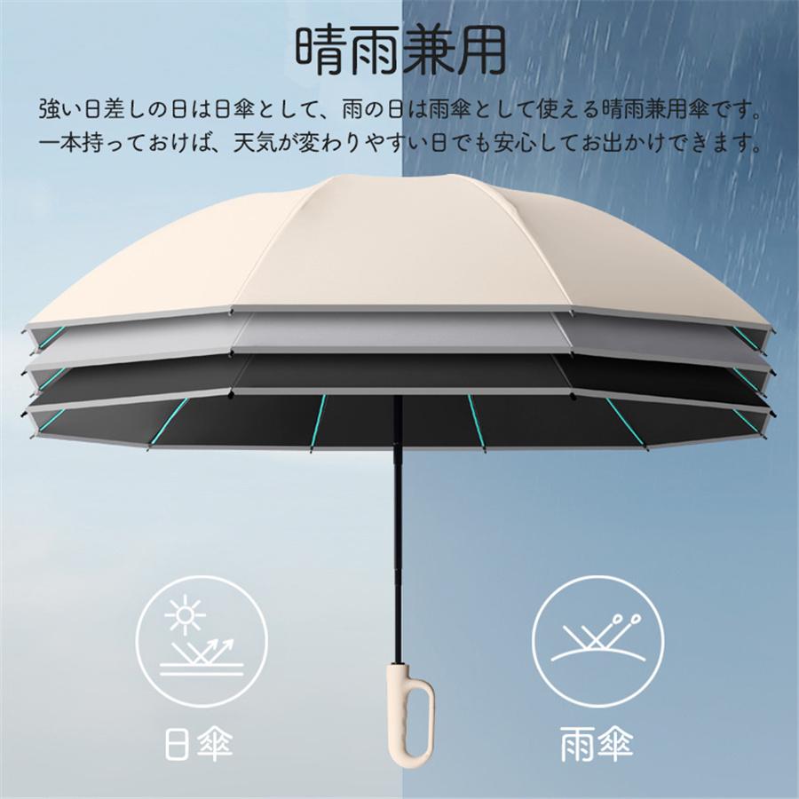 「2個目半額」折りたたみ傘 逆折り式 自動開閉 晴雨兼用 雨傘 日傘 10本骨 メンズ 男女兼用 遮光 撥水加工 ワンタッチ ビジネス 通勤 通学 反射ライン 爆買 |  | 12