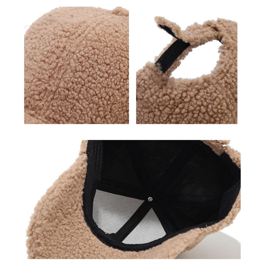 キャップ レディース メンズ ボア 帽子 もこもこ 小顔効果 可愛い 洗える 暖かい アウトドア カジュアル サイズ調整可 無地 つば 野球 秋冬 |  | 11