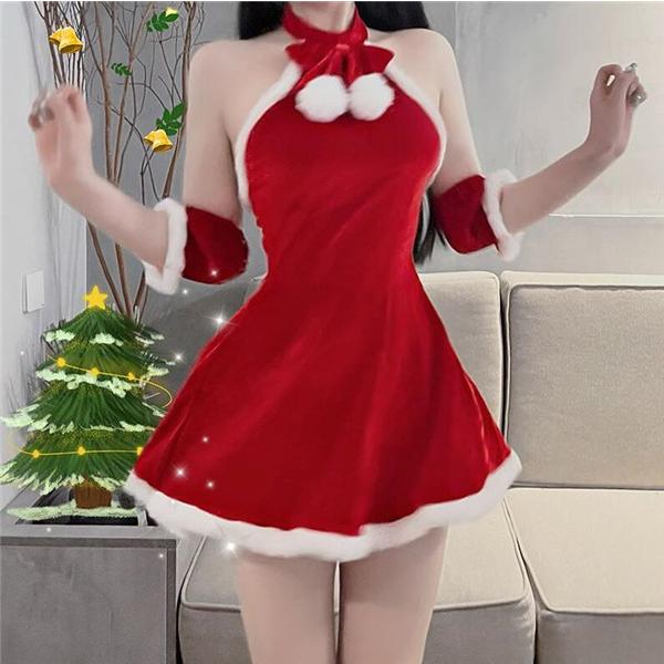 クリスマス衣装 コスチューム 2点セット サンタ服装 演出服 レディース 女の子 サンタワンピース 可愛い コスプレ 仮装 イベント |  | 07