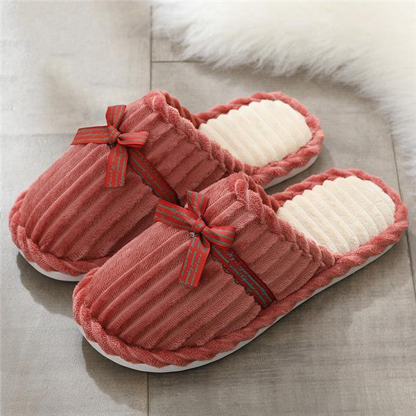 スリッパ メンズ レディース 男女兼用 ルームシューズ 柔らかい エスニック オフィス 来客用 室内 ぺたんこ 軽量 履きやすい ストライプ柄 蝶結び |  | 08