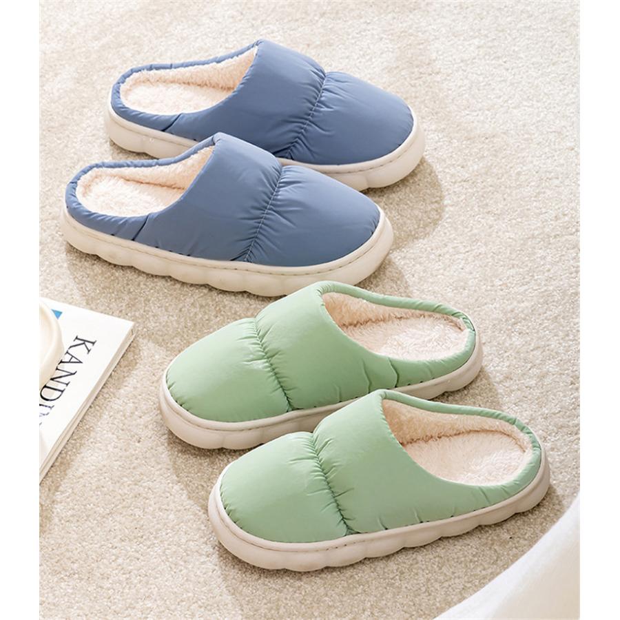 スリッパ レディース メンズ 男女兼用 ルームシューズ 柔らかい 暖かい ダウン 来客用 室内 裏起毛 軽量 履きやすい ふわふわ 冷え対策 可愛い |  | 13