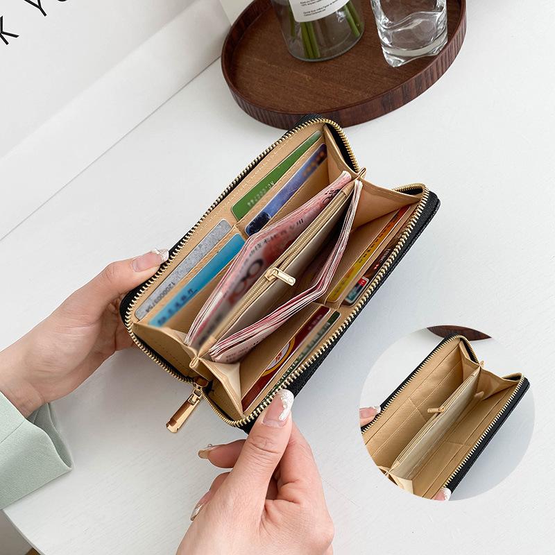 長財布 レディース 財布 合皮 小銭入れ 柔らかい カード入れ