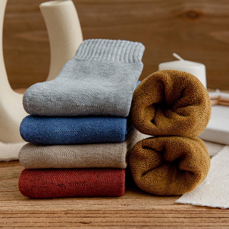 靴下 レディース ソックス 5足セット 蒸れない 厚手 暖かい 多色 女の子 可愛い 通気性 無地 裏起毛 落ち感 冷え対策 快適 爆買 【期間限定＆2点10％OFF】 |  | 11