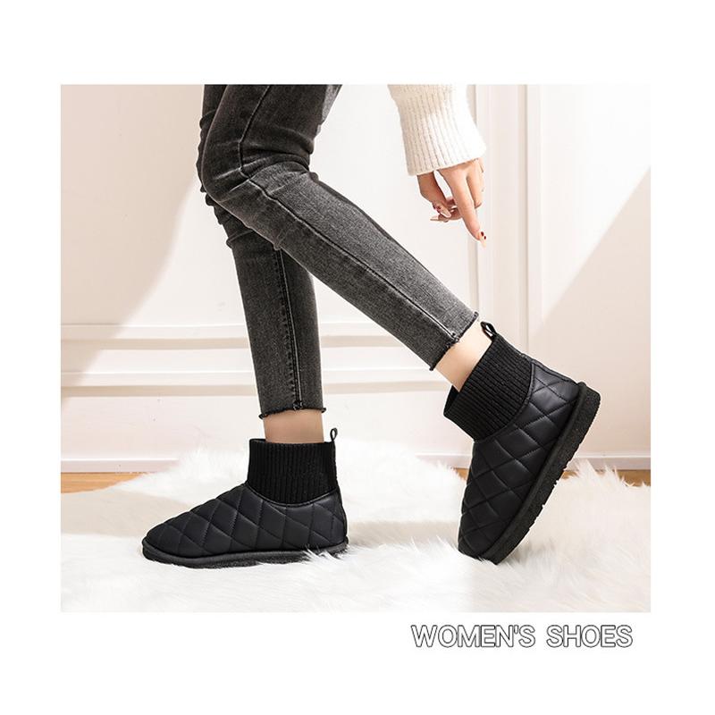 ムートンブーツ レディース ボアシューズ 菱形柄 裏ボア 裹起毛 滑り止め フラット 歩きやすい 暖かい 新作 可愛い アウトドア |  | 10