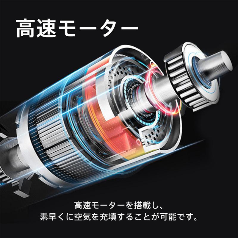 電動空気入れ 空気入れ 自動車 自転車 バイク ボール 浮き輪 USB充電式