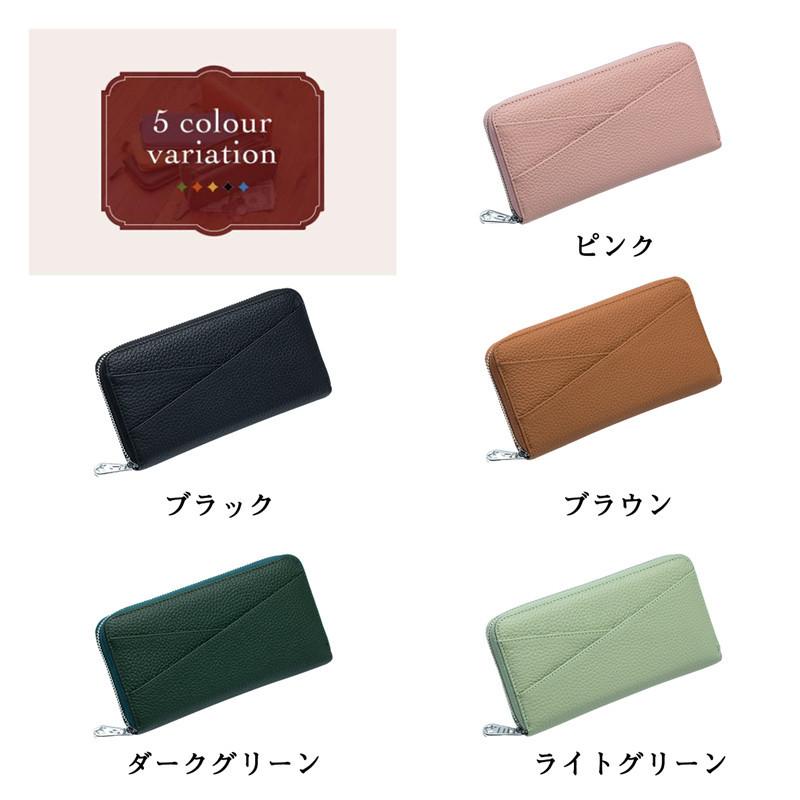 長財布 レディース 財布 本革 小銭入れ スキミング防止 ウォレット カード入れ 特価 じゃばら ラウンドファスナー 上質牛革 多機能 通帳 大容量 |  | 06