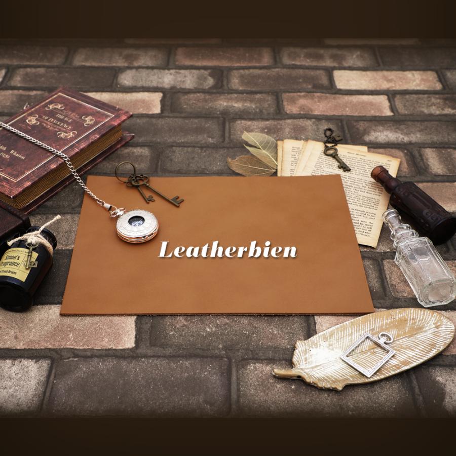 レザークラフト 革 ヌメ革 キャメル A4 サイズ : Leatherbien直売店