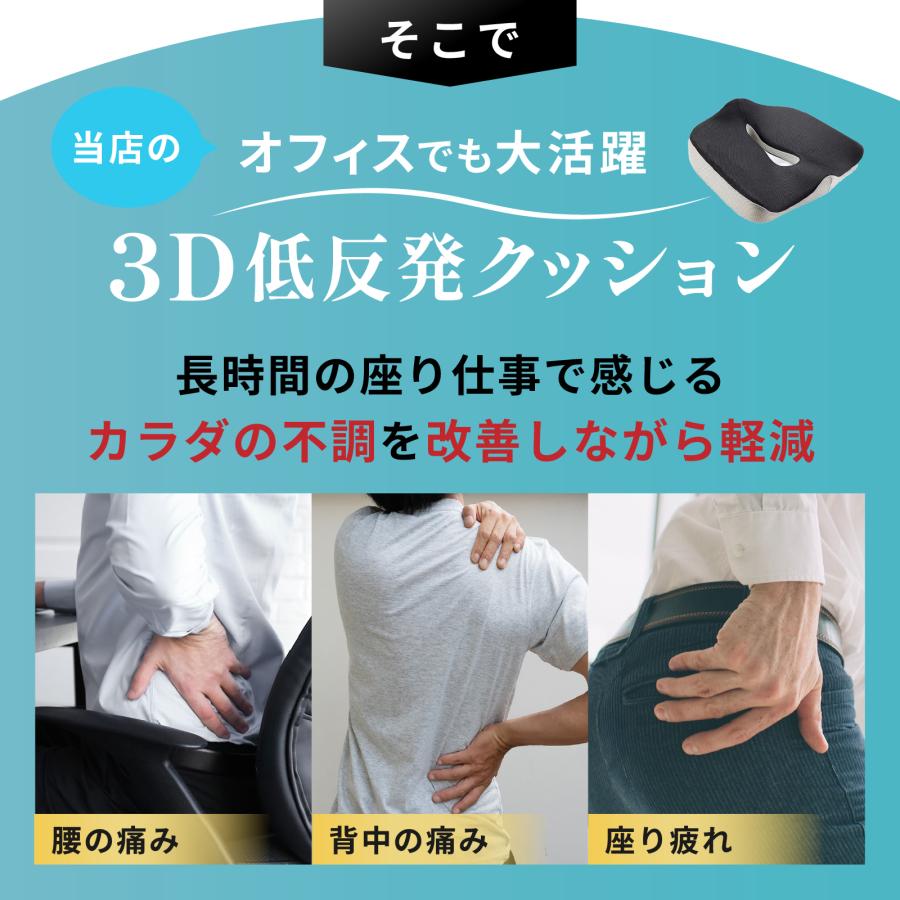 クッション 椅子 腰痛 低反発 座布団 大きい 腰痛対策 骨盤矯正 骨盤