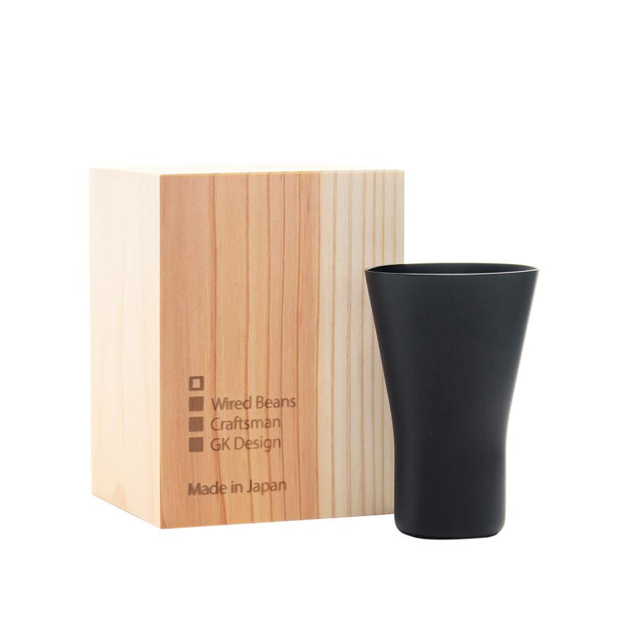 生涯を添い遂げるグラス SAKEタンブラー うす吹き ブラックマット 国産杉箱 職人技 ギフト プレゼント 日本製 日本酒 酒器 タンブラー グラス |  | 01