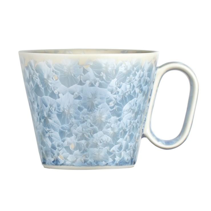 生涯を添い遂げるマグ マグカップ 京焼 花結晶 銀藤 清水焼 京都府 ギフト プレゼント 日本製 グッドデザイン賞 コーヒーカップ |  | 01