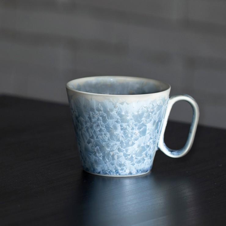 生涯を添い遂げるマグ マグカップ 京焼 花結晶 銀藤 清水焼 京都府 ギフト プレゼント 日本製 グッドデザイン賞 コーヒーカップ |  | 03