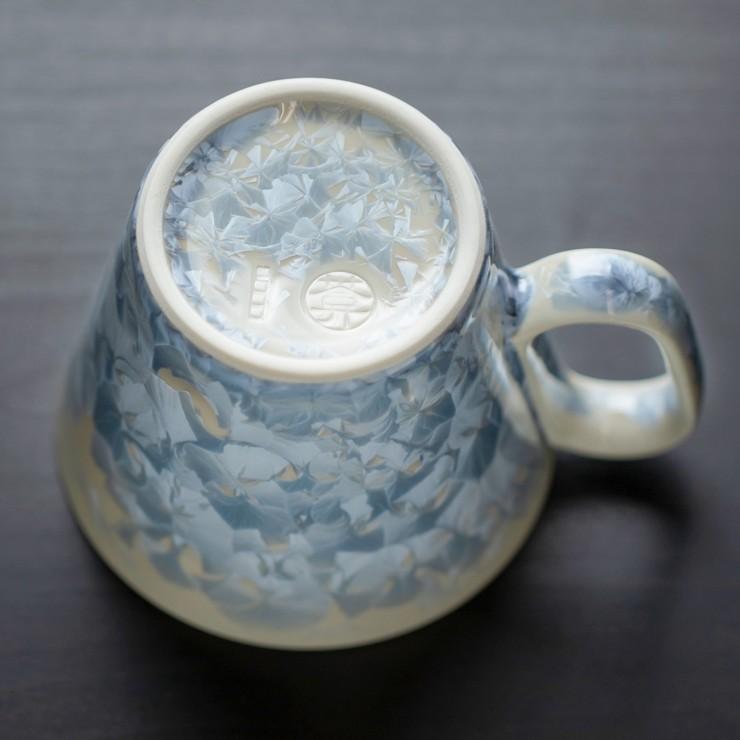 生涯を添い遂げるマグ マグカップ 京焼 花結晶 銀藤 清水焼 京都府 ギフト プレゼント 日本製 グッドデザイン賞 コーヒーカップ |  | 04