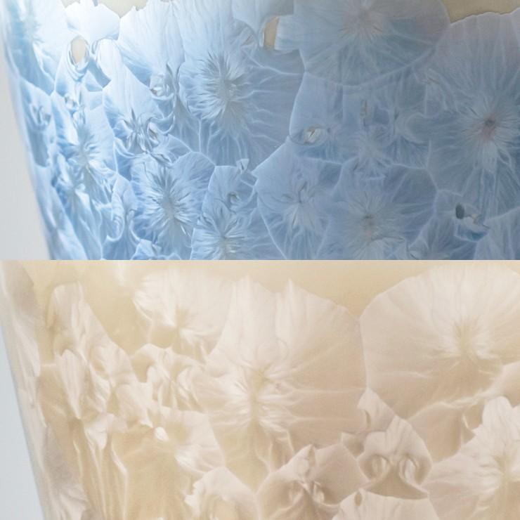 生涯を添い遂げるマグ マグカップ 京焼 花結晶 ペアセット 銀藤・ベージュ 京都府 ギフトボックス プレゼント グッドデザイン賞 コーヒーカップ |  | 02