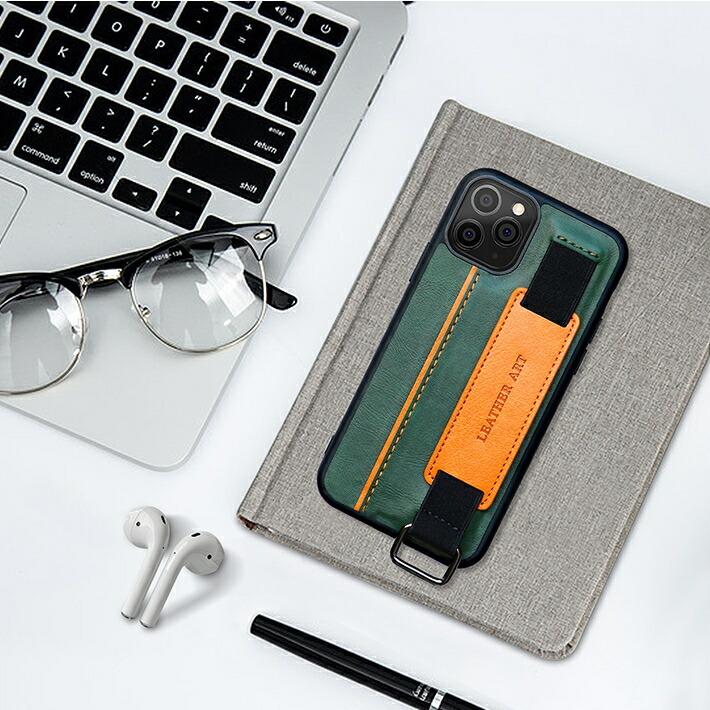 Iphone ケース カード収納 レザーバンド付き Iphone12 Mini 11 Xr Se 6 7 8 8plus Xs Max 高級 かっこいい 人気 オシャレ メンズ レディース プレゼント Ileather Band スマホケース専門店 通販 Yahoo ショッピング