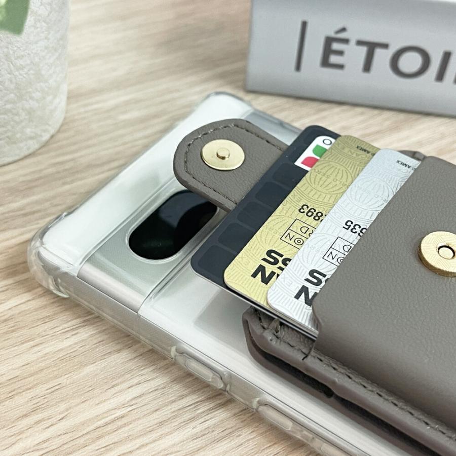 Galaxy クリアケース + スマホショルダー セット 外付け スマホ ショルダー カード スマホリング S25 S24 S23 S22 S21 S20 S10 S9 A55 A54 A53 A25 Note | Galaxy | 07