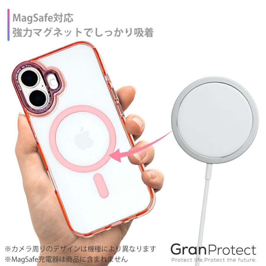iPhone ケース クリア ワイヤレス 充電 マグネット TPU iPhone 17 16 15 14 13 12 11 Pro Max Plus MagSafe マグセーフ 人気 ランキング おしゃれ ブランド 韓国 | iPhone | 05