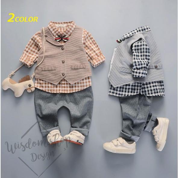 入学 キッズ ベビー フォーマル 男の子 結婚式 お呼ばれ お食い初め 服 スーツ 子供服 入園式 七五三 お宮参り ベビー服 赤ちゃん おしゃれ 服 カジュアル L061 ウィズダムショップ 通販 Yahoo ショッピング