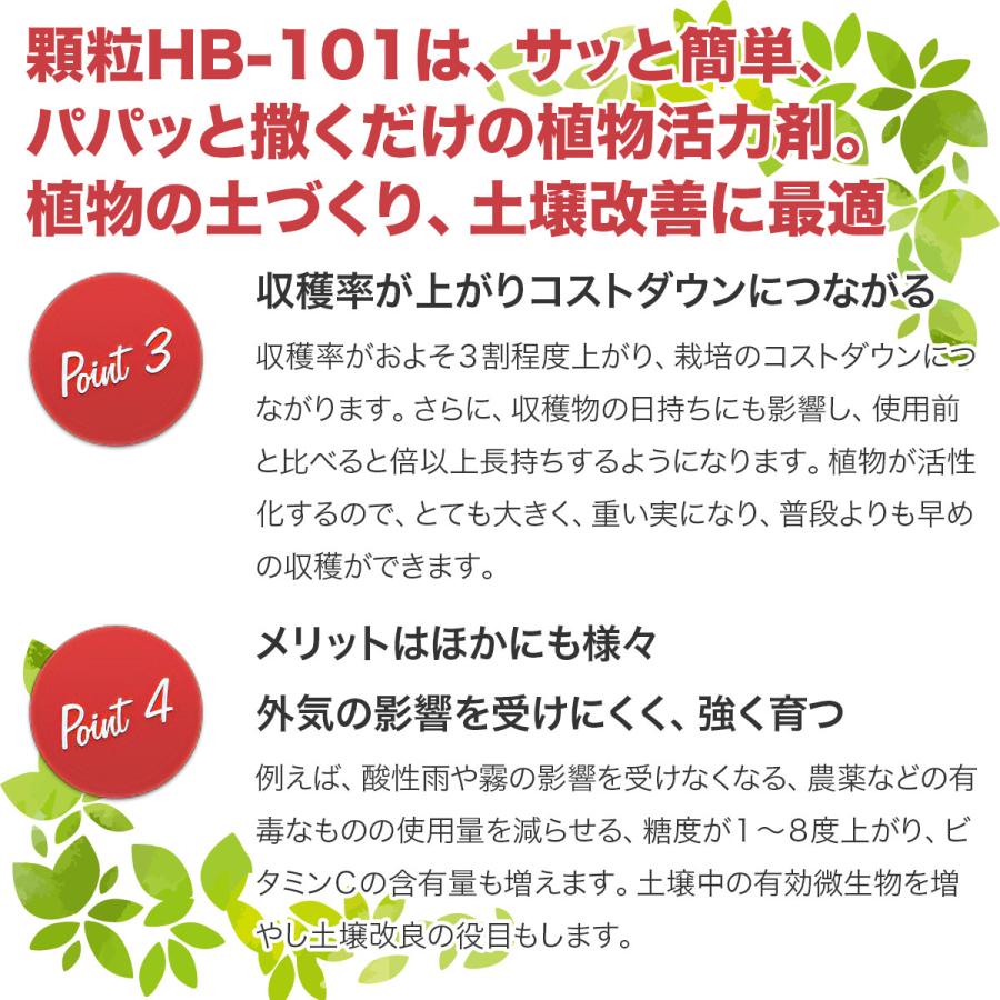 顆粒 HB-101 1kg フローラ あらゆる植物にお使いください！ 減農薬に最適 植物活力剤 送料無料｜wise-life｜05