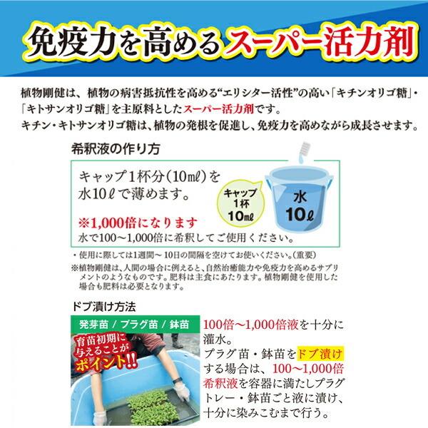 植物剛健 5L 福井シード 活力剤 植物 活力剤 野菜 活力剤 花 活力剤 植物活力剤 キチンキトサンオリゴ糖 水溶性オリゴ糖 活力液 植物 発根促進_1