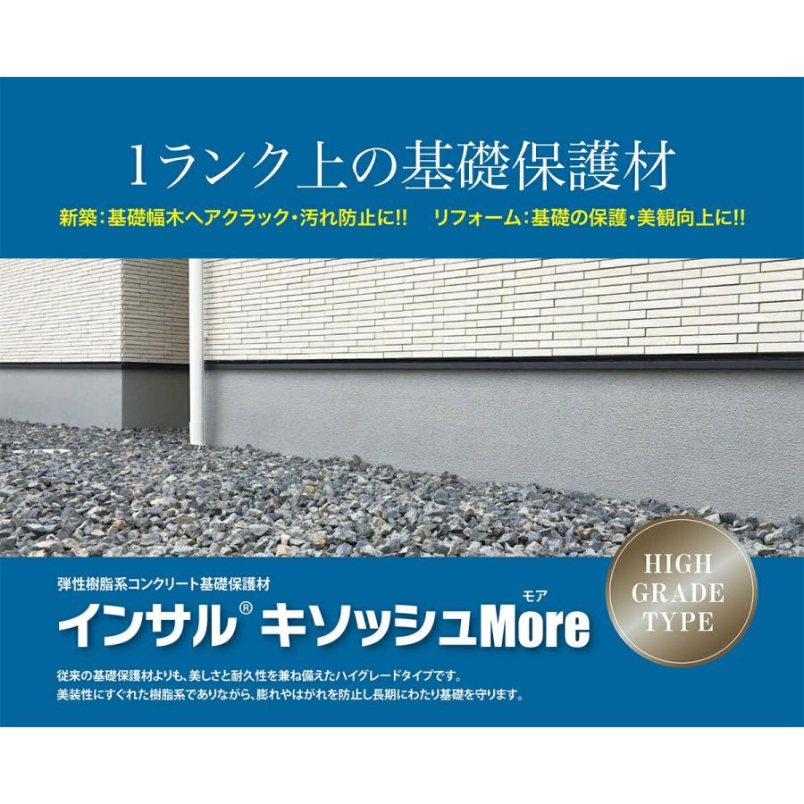 コンクリート基礎保護材 インサル キソッシュMore 26kgセット