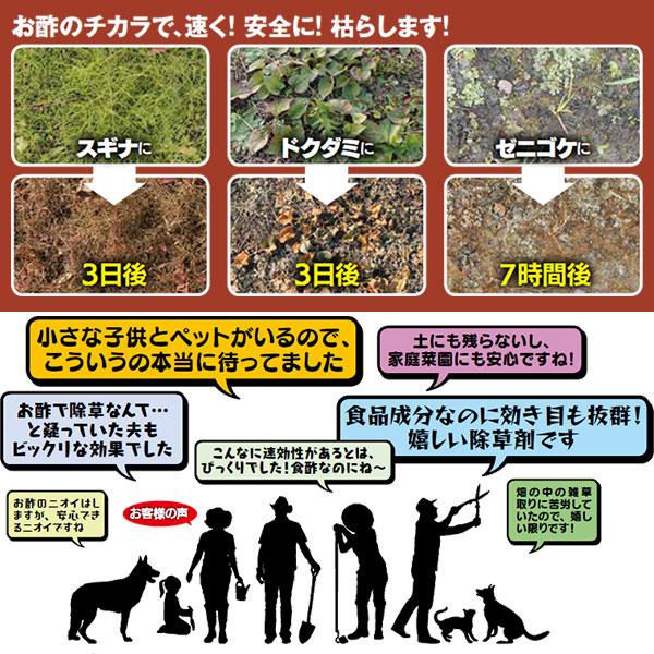 お酢がきく除草剤 2L キング園芸 特定防除資材 除草剤 家庭用 シャワータイプ 100%食品成分 雑草退治と同時に害虫も退治 肥料、薬品 お酢がきく除草剤 2L キング園芸 100%食品成分 シャワータイプ 家庭用 雑草退治と同時に害虫も退治 特定防除資材 除草剤 アウトレット