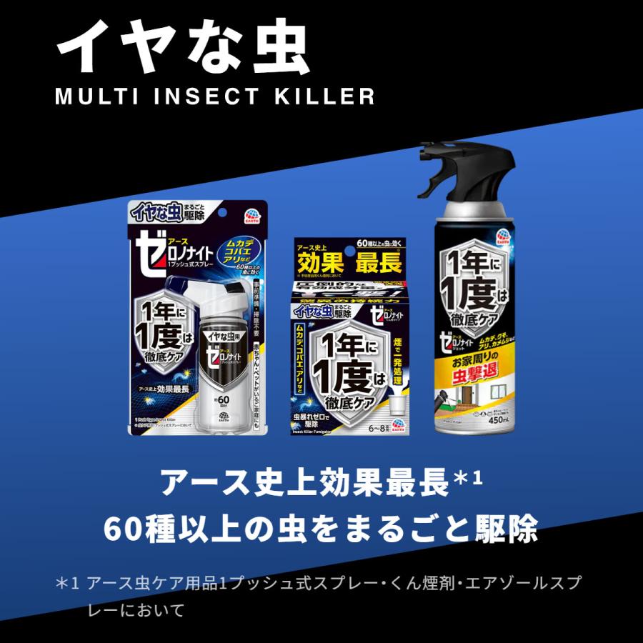 ゼロデナイト 殺虫剤 ゼロノナイト イヤな虫用 3点セット 1プッシュ式