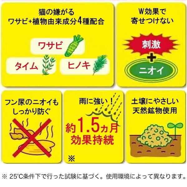 イヌ・ネコのみはり番 1000g アース製薬 アースガーデン 忌避剤 猫