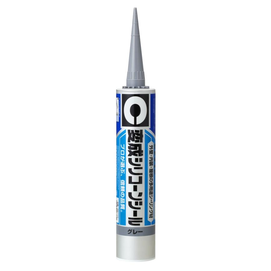 セメダイン コーキング 変成シリコーンシール グレー 333ml ×10本 SM 