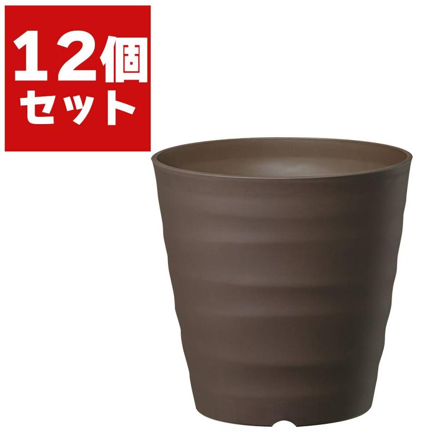 大量　プラスチック鉢 大和プラスチック プラ鉢 アイコンポット 18型 グレー の通販