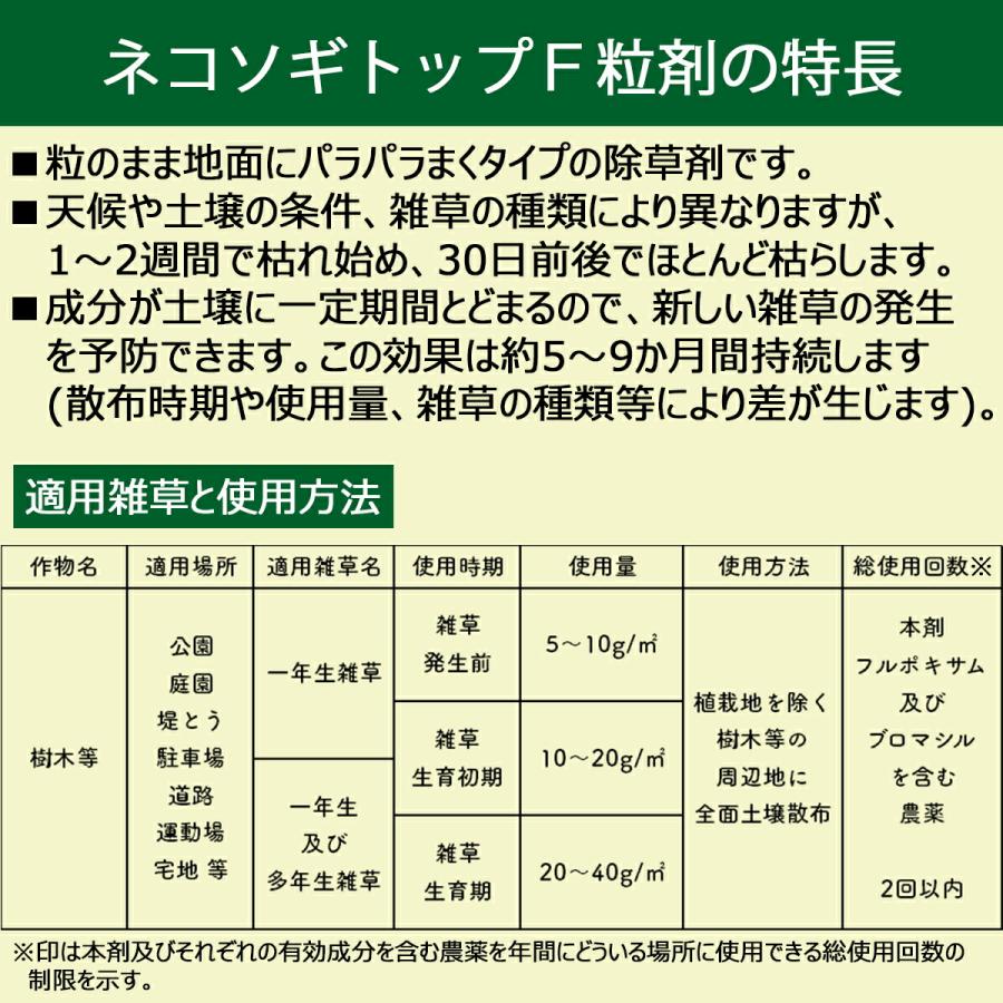 除草剤 ネコソギトップF 粒剤 5kg ×4袋 レインボー薬品 除草剤 顆粒 除草剤 ネコソギ 除草剤 強力 除草剤 ネコソギF 除草剤 粒剤 除草剤 ネコソギトップ 除草剤_1