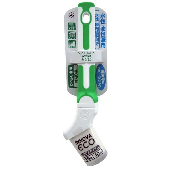 40mm ワイズライフ店 ケース販売 Let S Innova Innova Ecoハケ ミディアム ハンディクラウン 塗装 0個 刷毛