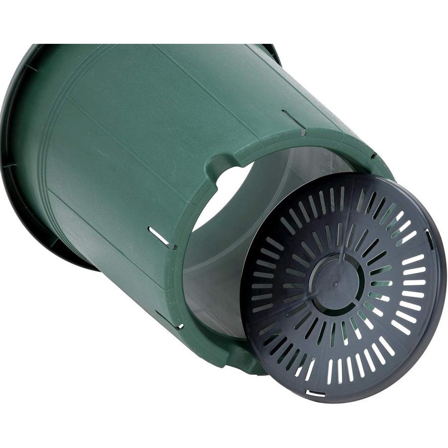 アップルウェアー 植木鉢 バラ鉢 8号×30個 グリーン 植木鉢 おしゃれ