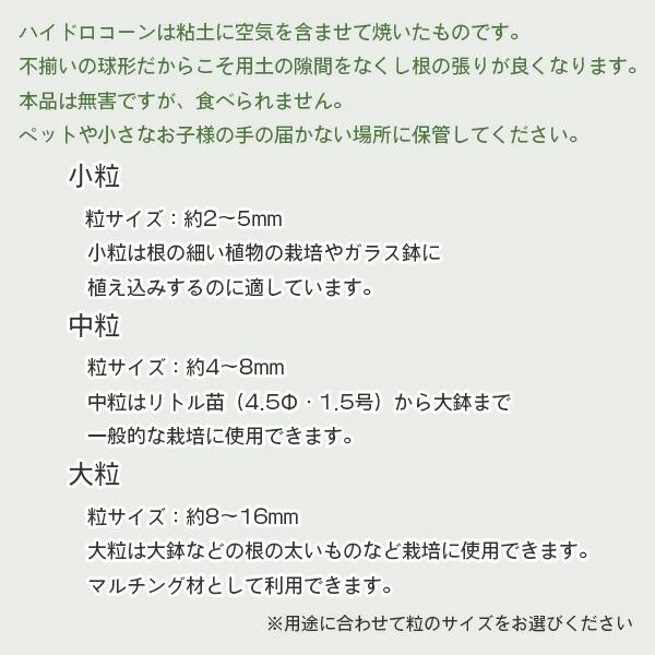 ハイドロコーン 中粒 2.0L 三浦園芸 HYDRO CORN テラリウム グラスアクアリウム｜wise-life｜05