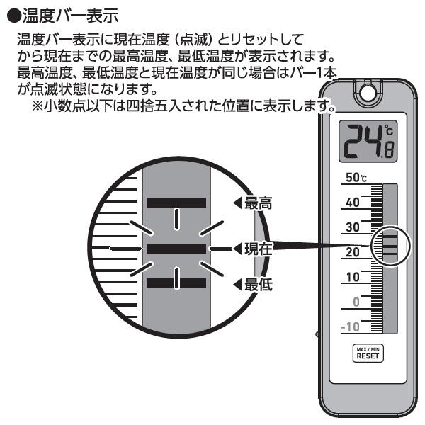 シンワ 温度計 デジタル温度計 D-10 最高・最低 防水型 73043 シンワ