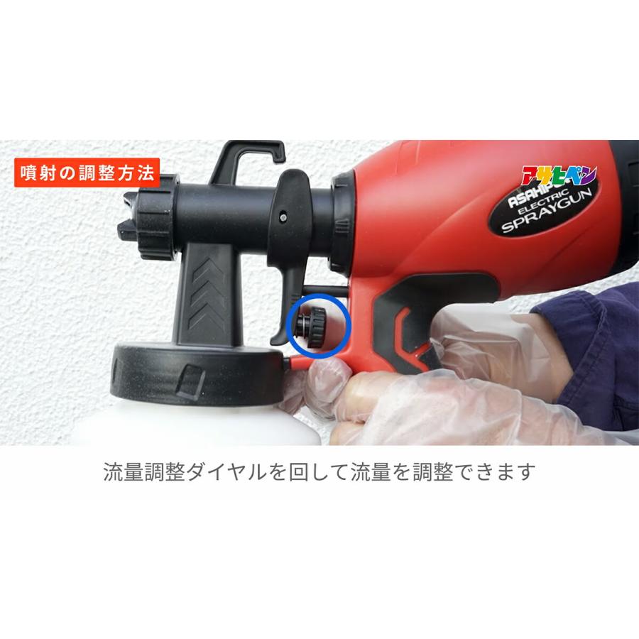 アサヒペン スプレーガン 電動スプレーガン ES-023 塗装用スプレーガン 
