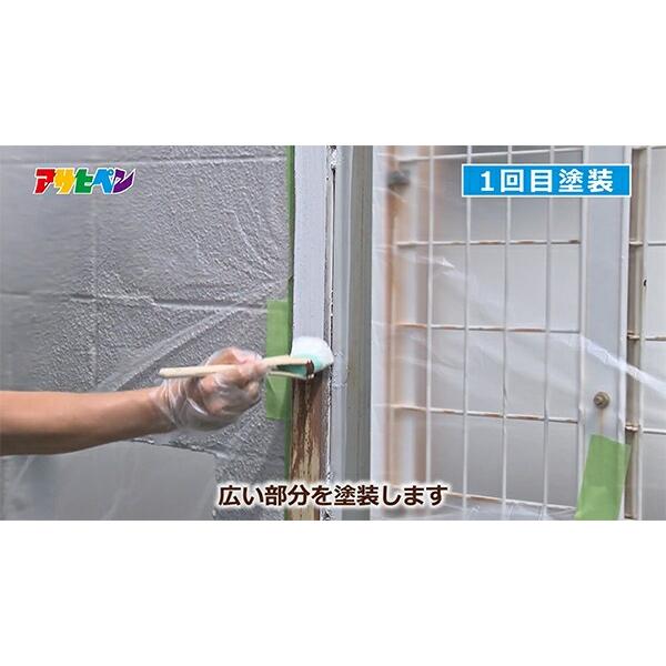 アサヒペン 塗料 水性高耐久鉄部用 3L 黒 水性塗料 ペンキ 水性 水性