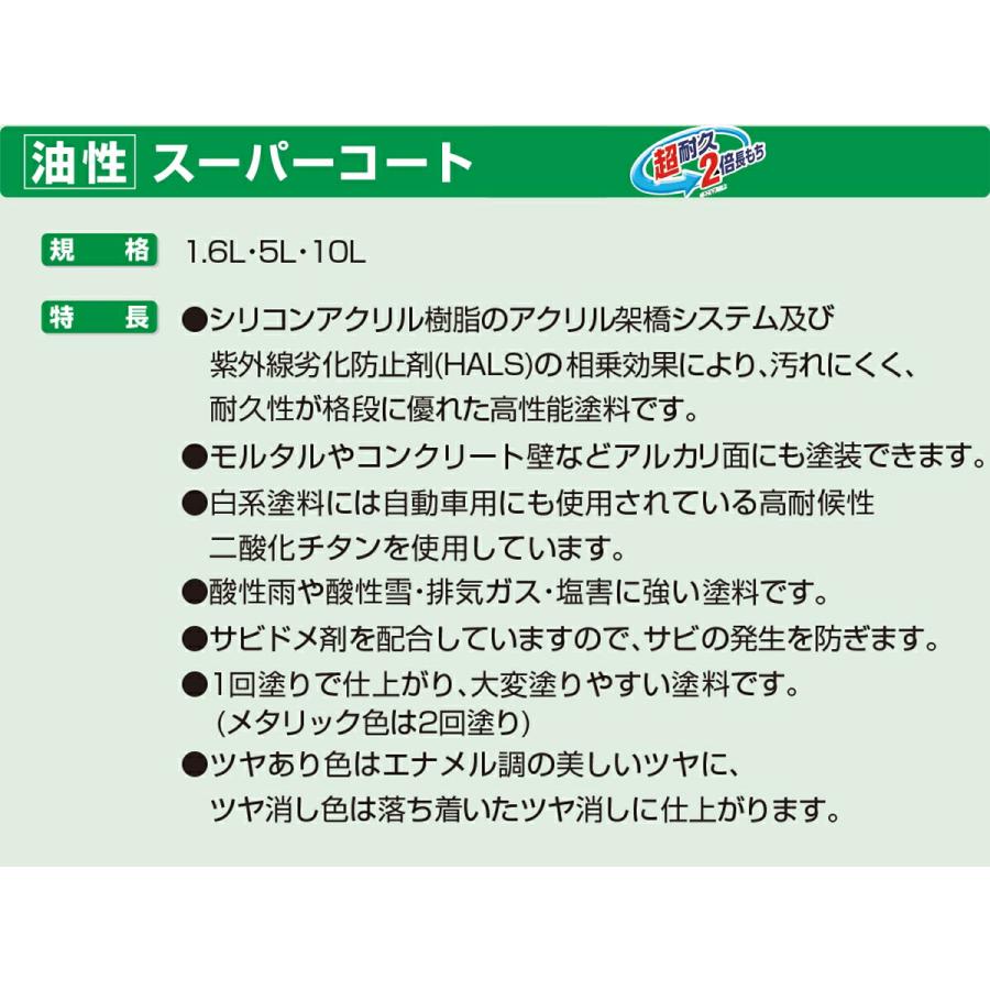 アサヒペン 塗料 油性スーパーコート 1.6L 赤 ペンキ 油性 油性 アサヒペン 塗料 油性スーパーコート 1.6L 赤 ペンキ 油性 油性