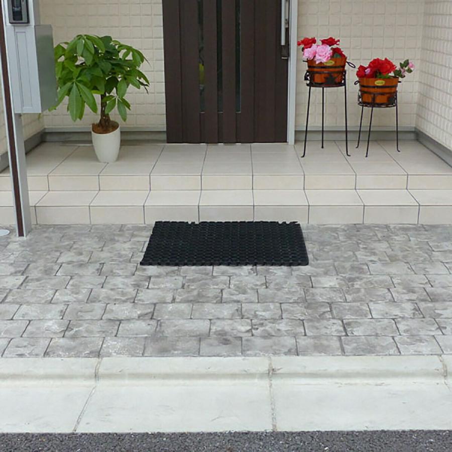 玄関マット 屋外 有孔ラバーマット ×5枚 30cm×100cm×2.2cm RM-3010 アサヒペン 玄関 ドアマット 泥落としマット 屋外玄関マット 滑り止めマット 屋外マット_10